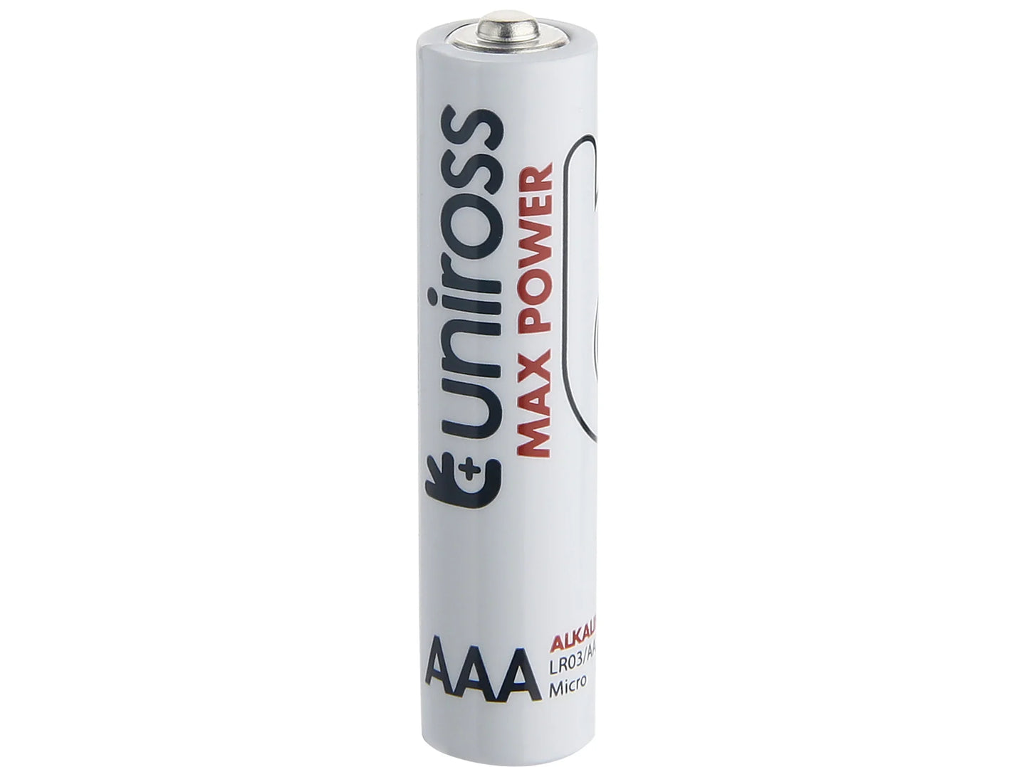Uniross Max Power AAA / LR03 Alkaline Batterier – 1300 mAh (4 stk.)