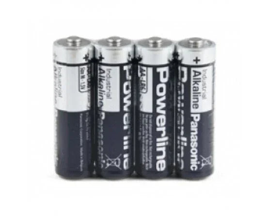 Panasonic PowerLine AAA Alkaline Batterier – 4 stk. (1,5V, Industri) - Sikshop