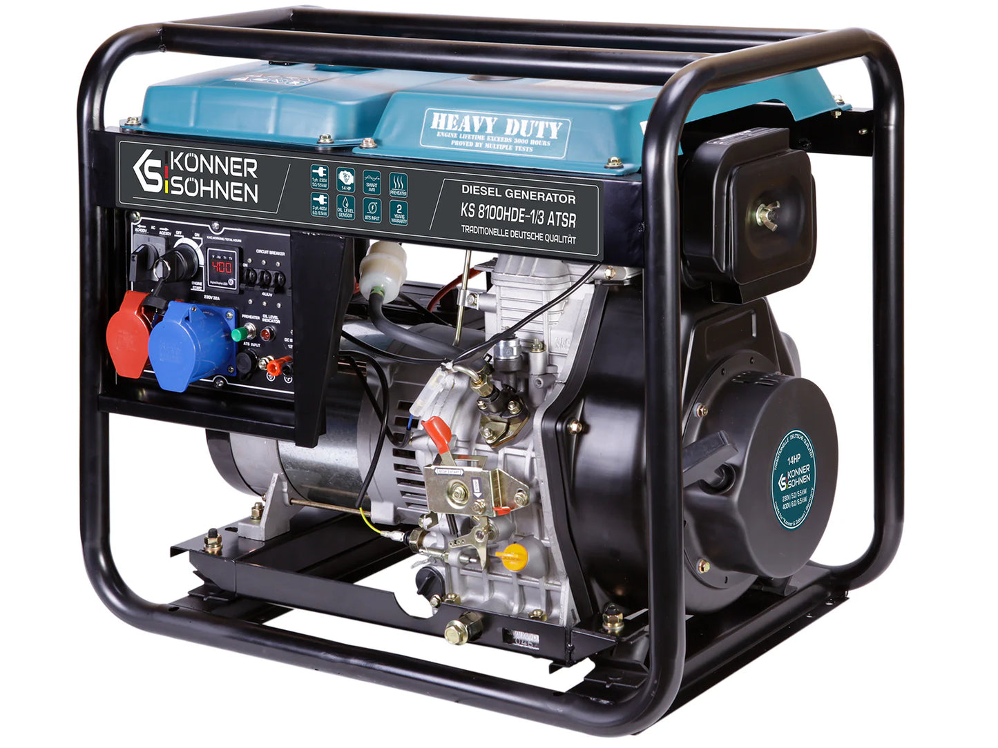 Dieselgenerator Könner & Söhnen KS 8100HDE-1/3 ATSR – 230/400V EURO V