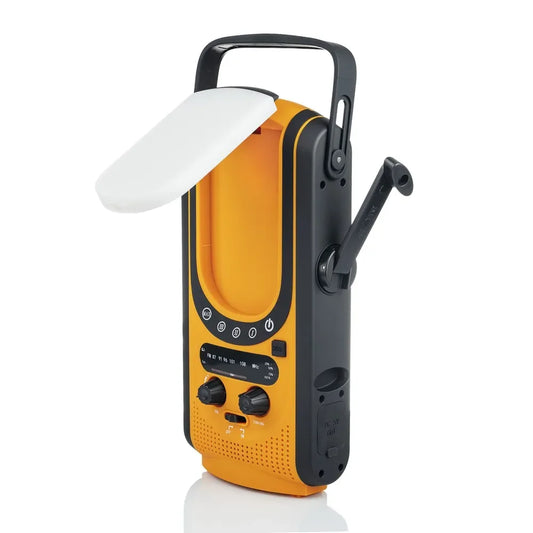 Extralink Power Ranger EPS-6000 Powerbank – 6000mAh med FM Radio, LED-lys, håndsving og solpanel - Sikshop