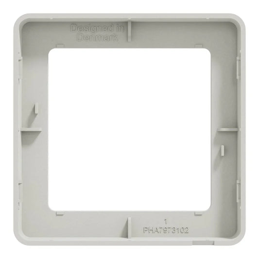 FUGA Base 63 Designramme 1 modul – Lysegrå - Sikshop