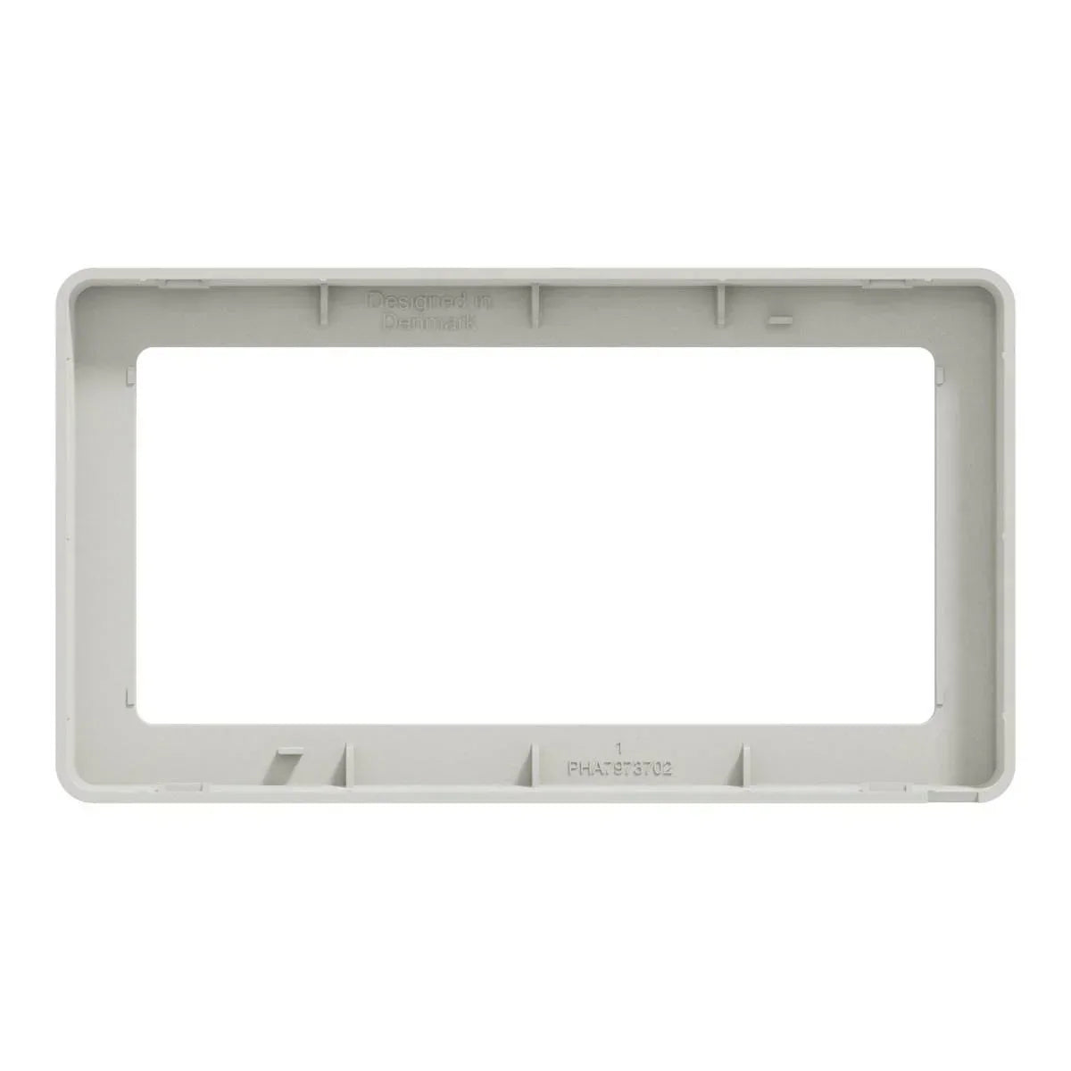 FUGA Base 63 Designramme 2 modul – Lysegrå - Sikshop