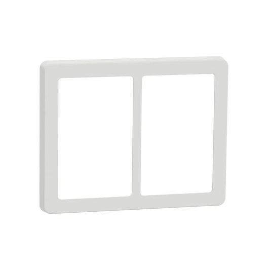 LK FUGA Base 63 Designramme 2x1,5 Modul – Hvid (Vandret) - Sikshop
