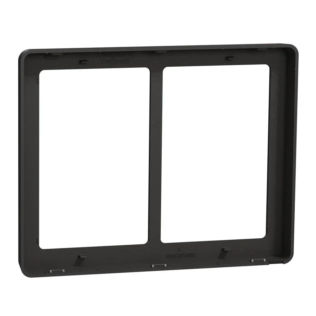 FUGA Base 63 Designramme 2x1,5 modul – Koksgrå - Sikshop