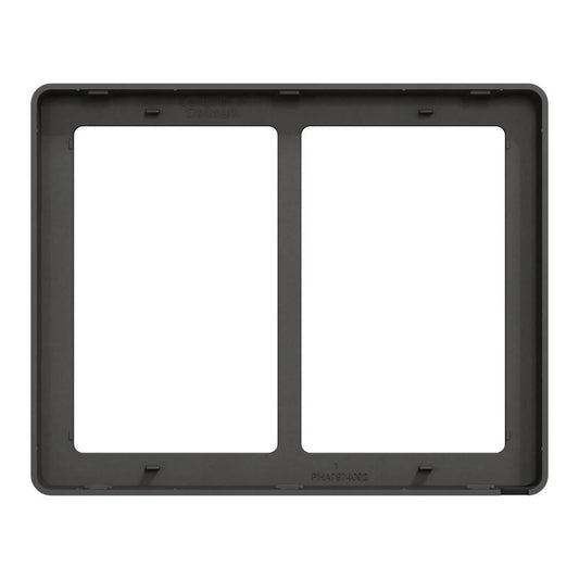 FUGA Base 63 Designramme 2x1,5 modul – Koksgrå - Sikshop