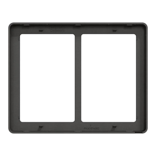 FUGA Base 63 Designramme 2x1,5 modul – Koksgrå - Sikshop
