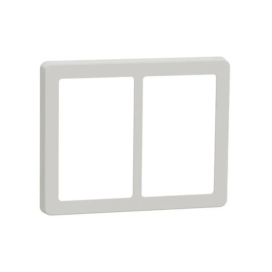 FUGA Base 63 Designramme 2x1,5 modul – Lysegrå - Sikshop