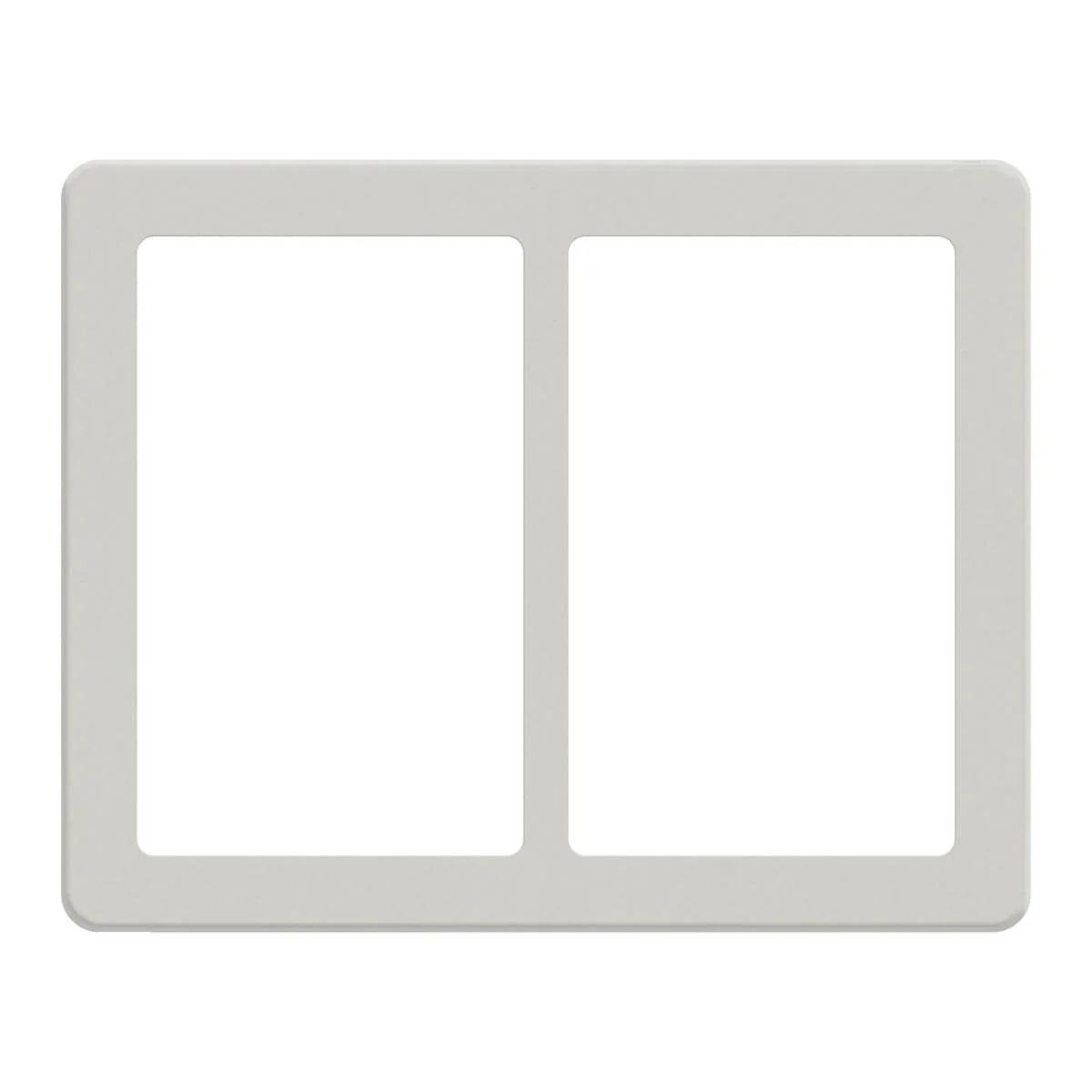 FUGA Base 63 Designramme 2x1,5 modul – Lysegrå - Sikshop