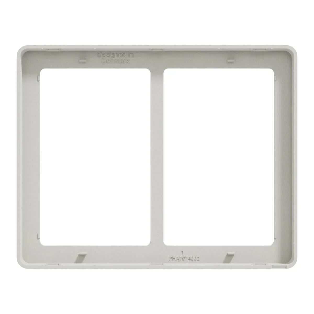 FUGA Base 63 Designramme 2x1,5 modul – Lysegrå - Sikshop