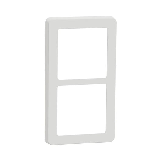 LK FUGA Base 63 Designramme 2x1 Modul – Hvid - Sikshop