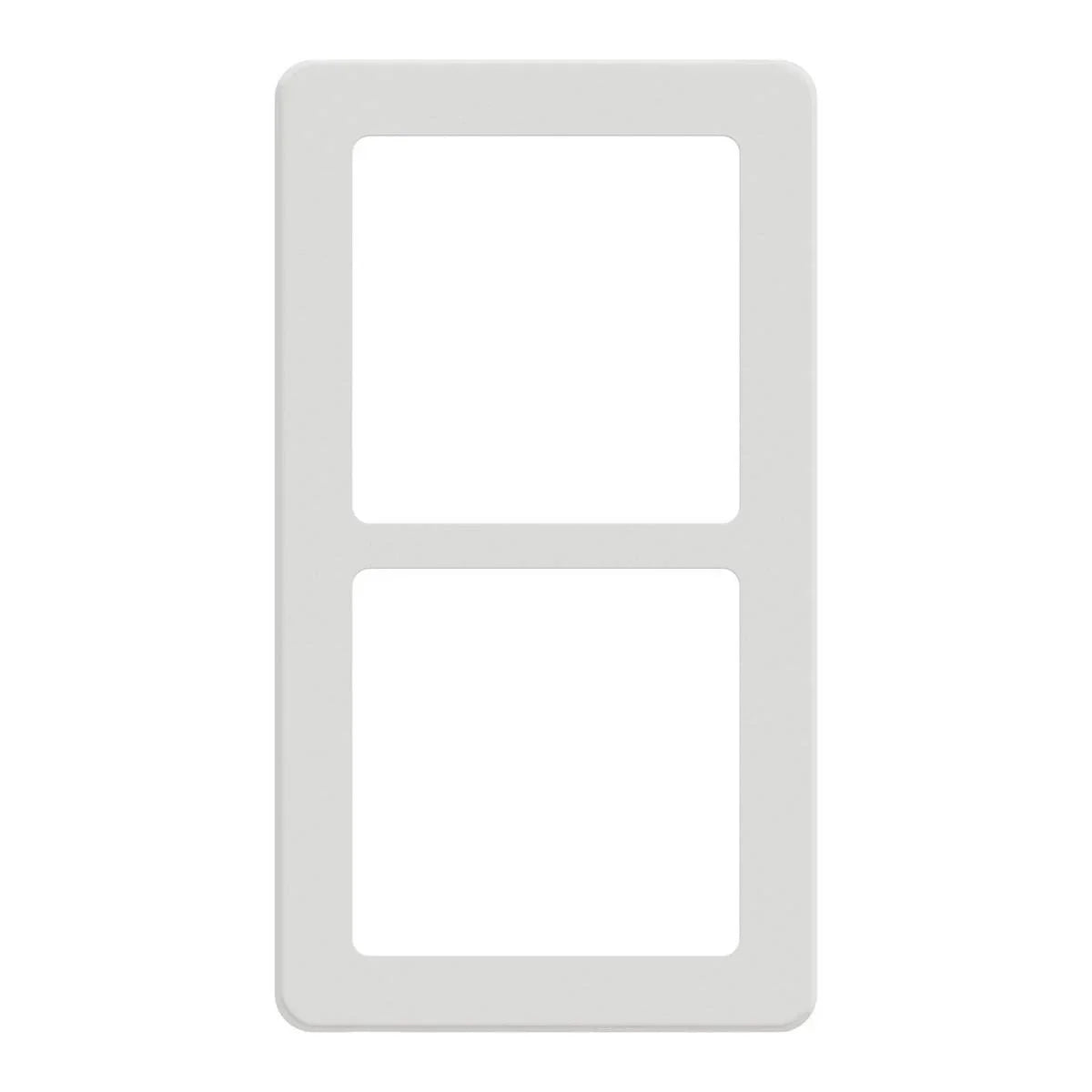 LK FUGA Base 63 Designramme 2x1 Modul – Hvid - Sikshop