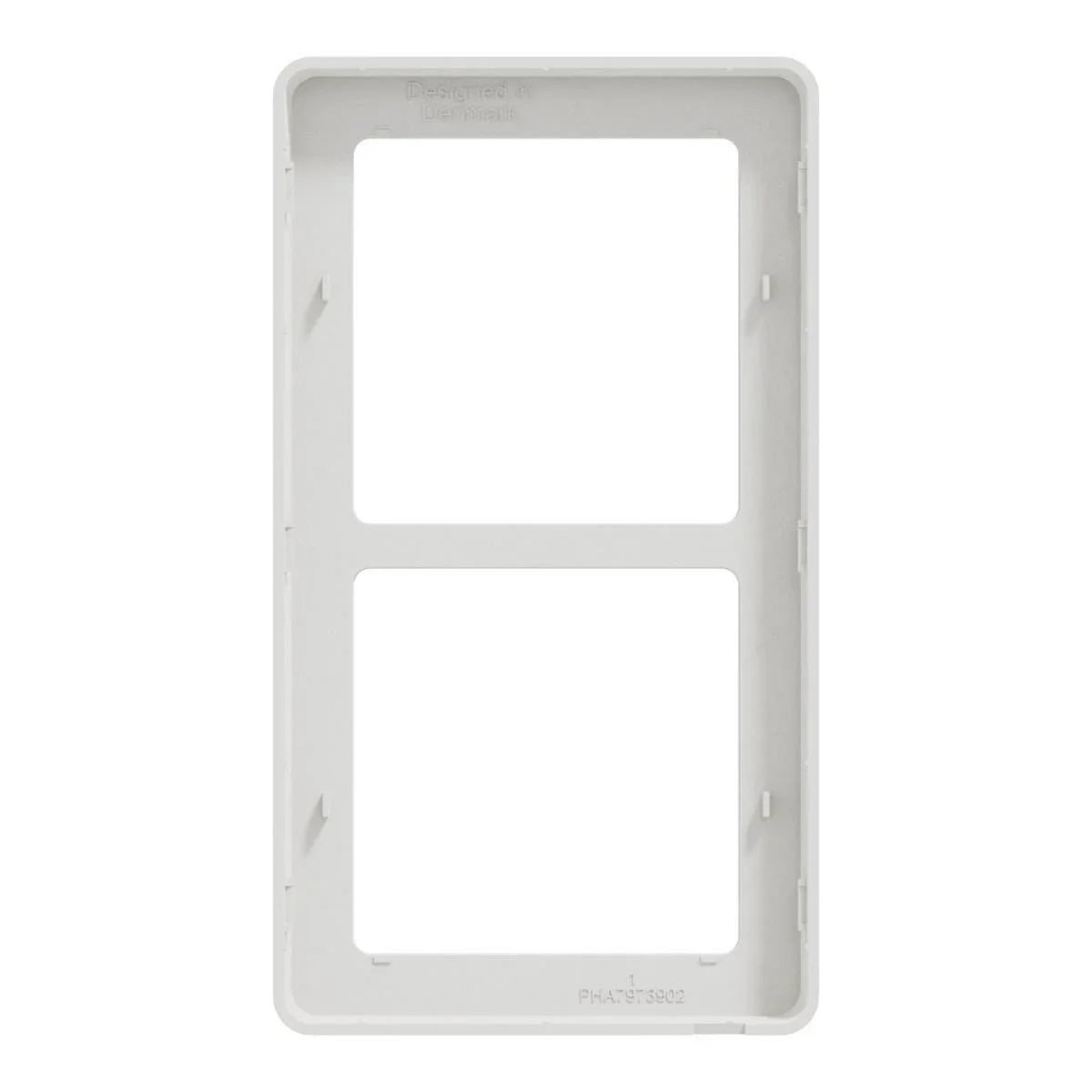LK FUGA Base 63 Designramme 2x1 Modul – Hvid - Sikshop
