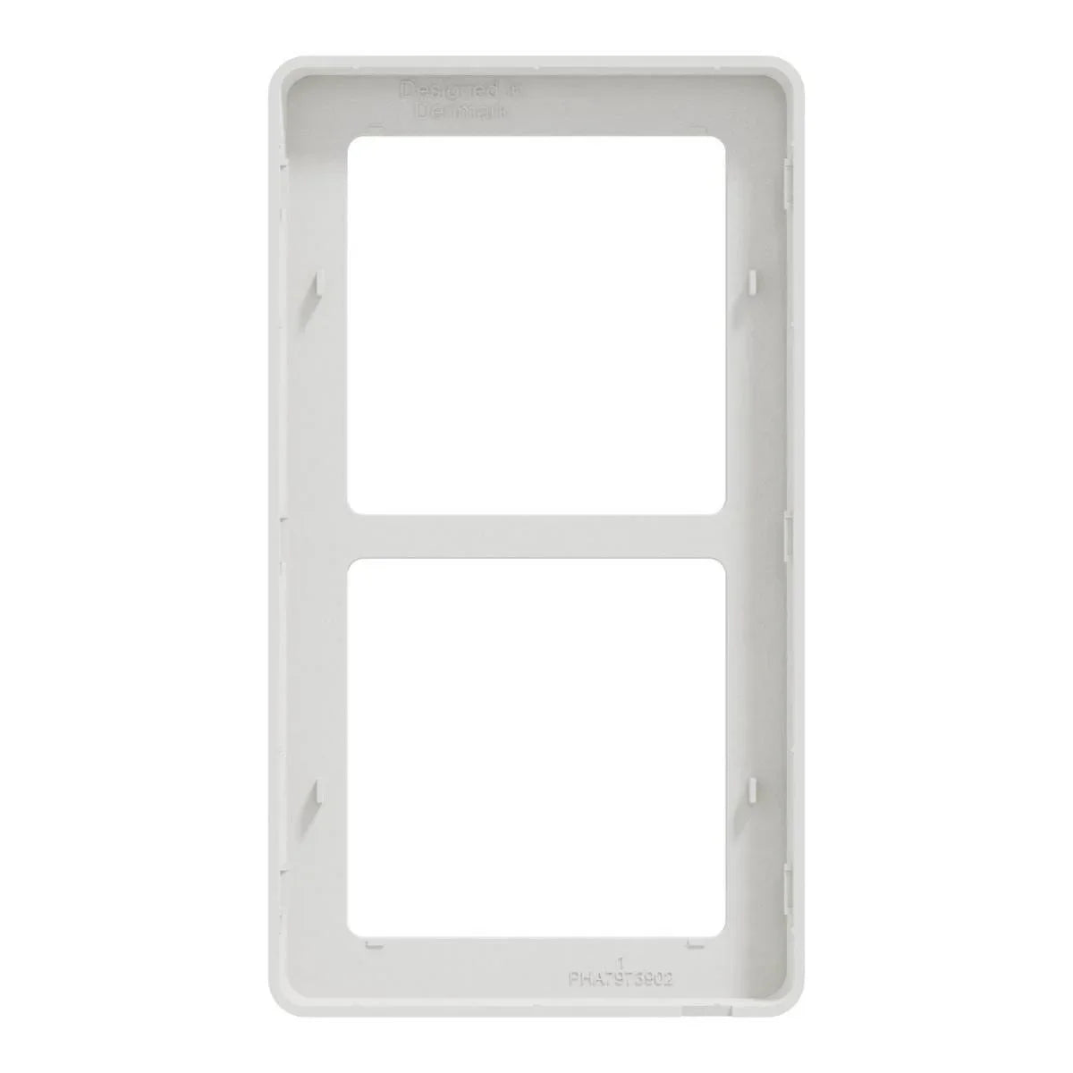 LK FUGA Base 63 Designramme 2x1 Modul – Hvid - Sikshop