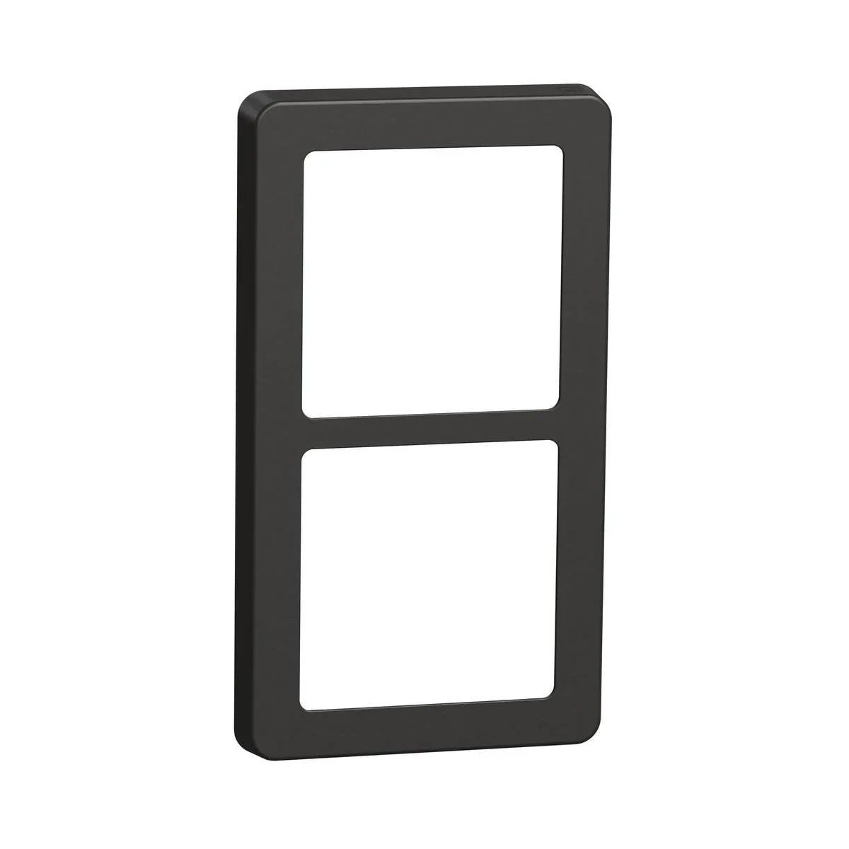 LK FUGA Base 63 Designramme 2x1 Modul – Koksgrå (Antracit) - Sikshop
