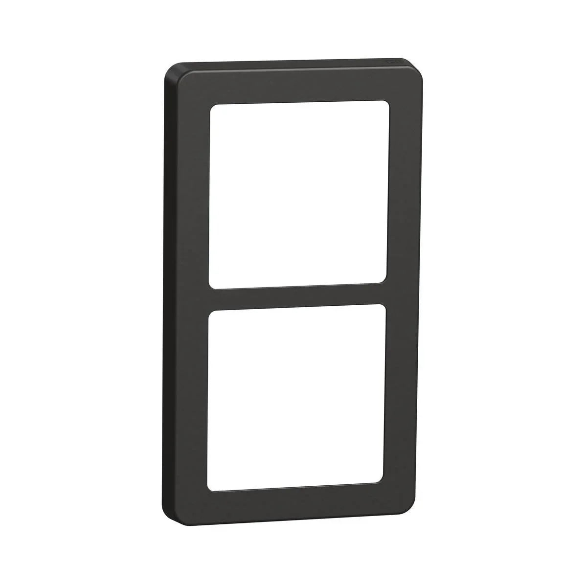 LK FUGA Base 63 Designramme 2x1 Modul – Koksgrå (Antracit) - Sikshop