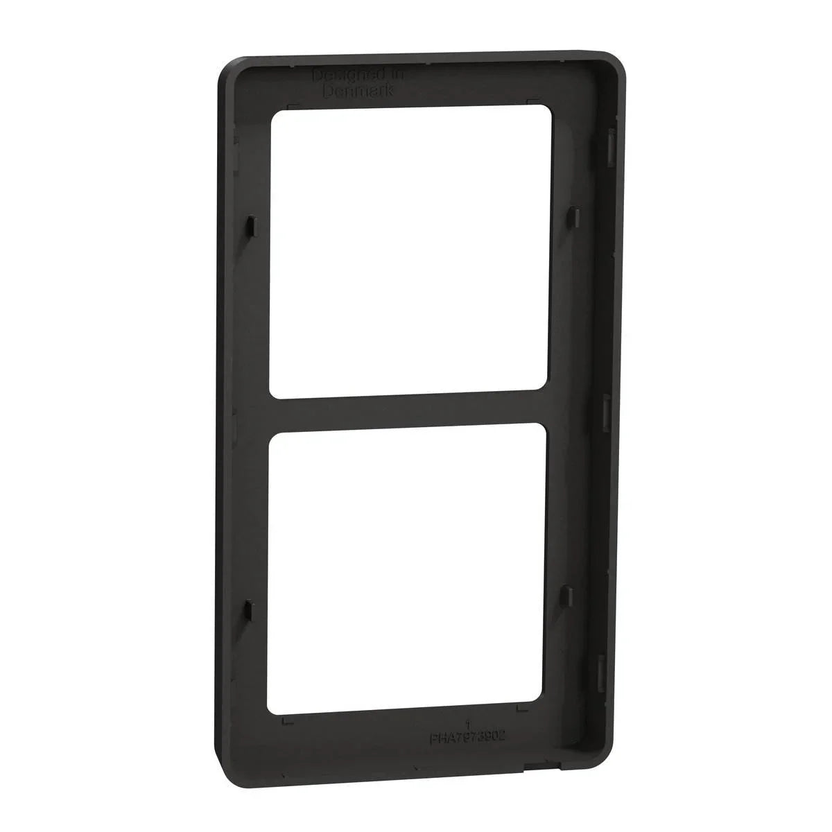 LK FUGA Base 63 Designramme 2x1 Modul – Koksgrå (Antracit) - Sikshop