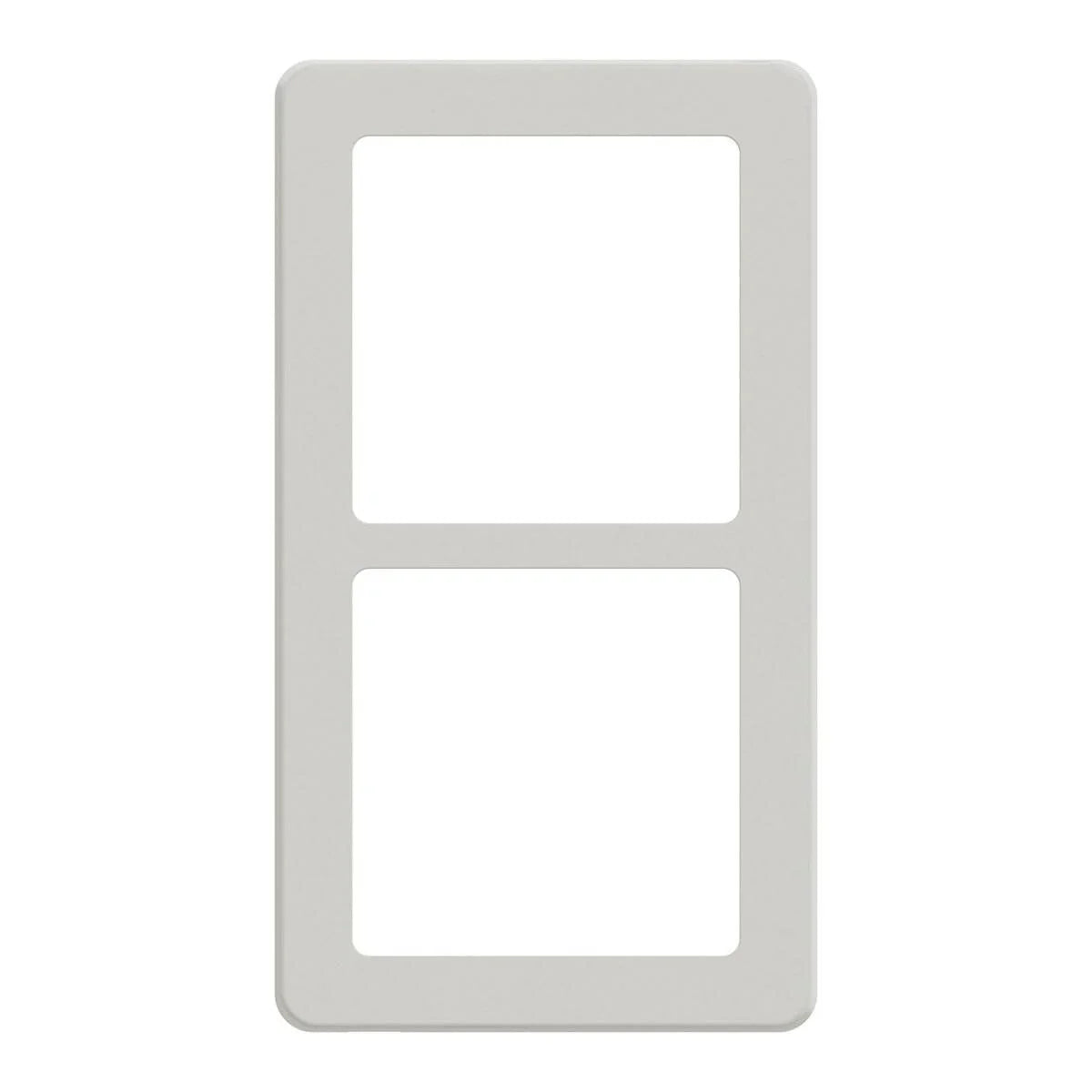 LK FUGA Base 63 Designramme 2x1 Modul – Lysegrå - Sikshop