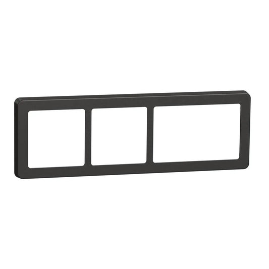 FUGA Base 63 Designramme 3,5 modul – Koksgrå - Sikshop