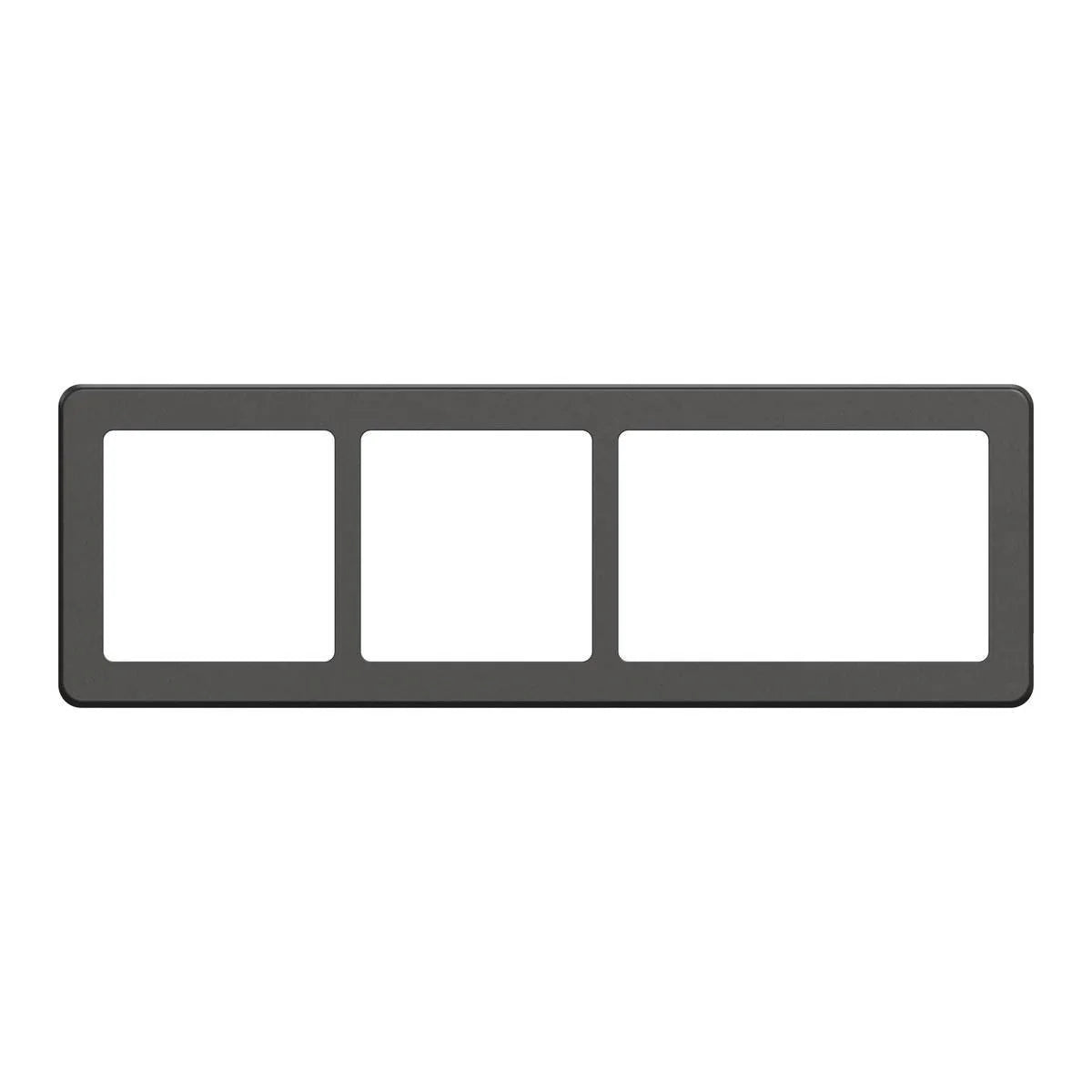 FUGA Base 63 Designramme 3,5 modul – Koksgrå - Sikshop
