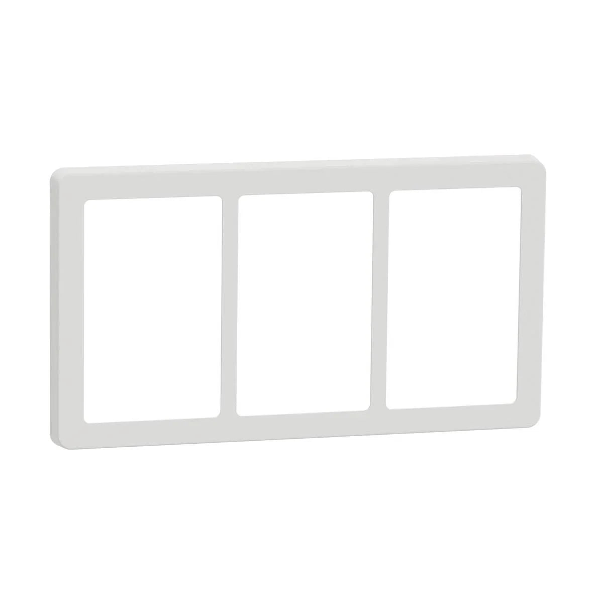 LK FUGA Base 63 Designramme 3x1,5 Modul – Hvid (Vandret) - Sikshop