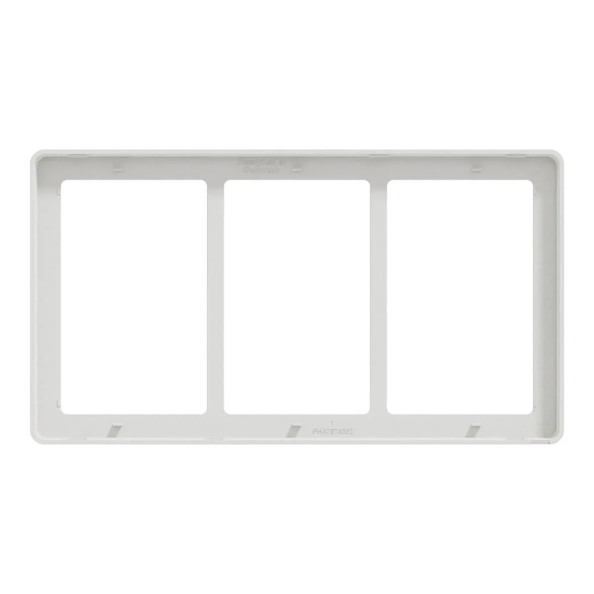 LK FUGA Base 63 Designramme 3x1,5 Modul – Hvid (Vandret) - Sikshop