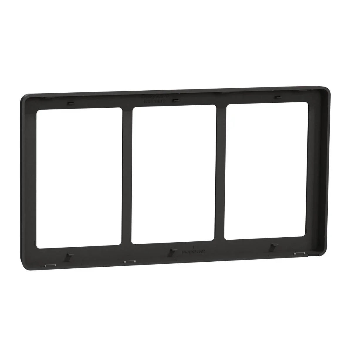 FUGA Base 63 Designramme 3x1,5 modul – Koksgrå - Sikshop
