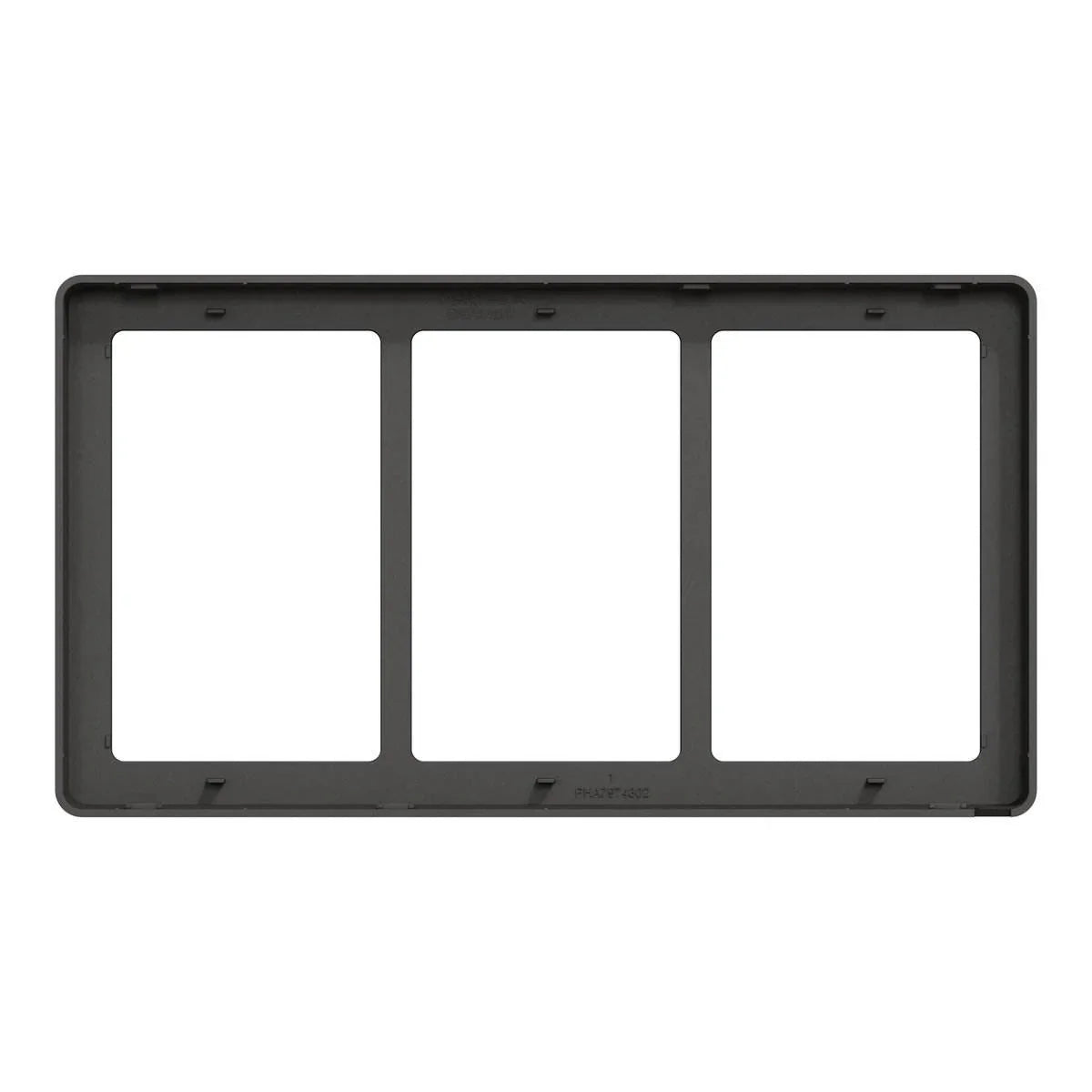 FUGA Base 63 Designramme 3x1,5 modul – Koksgrå - Sikshop