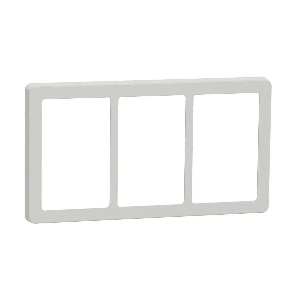 FUGA Base 63 Designramme 3x1,5 modul – Lysegrå - Sikshop