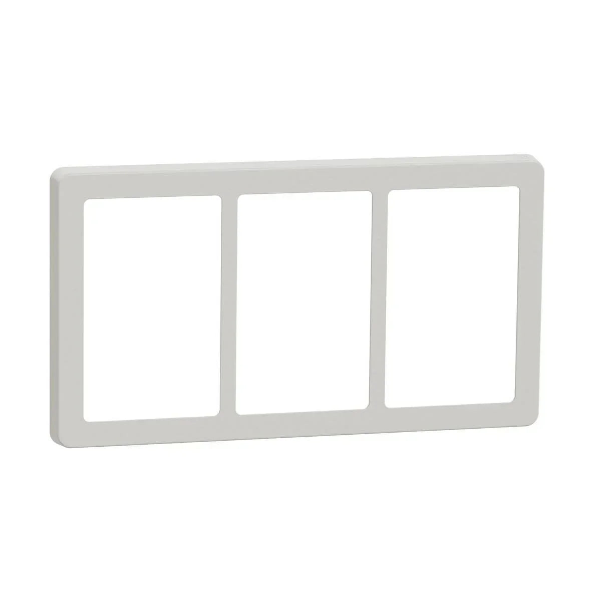 FUGA Base 63 Designramme 3x1,5 modul – Lysegrå - Sikshop