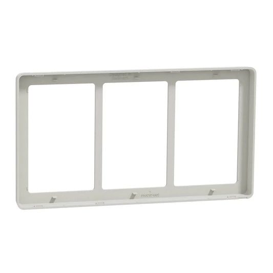 FUGA Base 63 Designramme 3x1,5 modul – Lysegrå - Sikshop