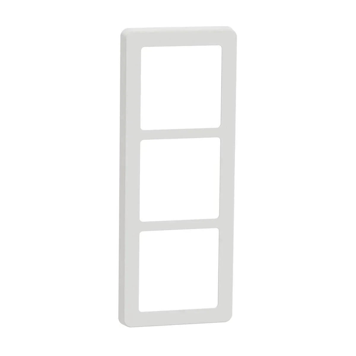 LK FUGA Base 63 Designramme 3x1 Modul – Hvid - Sikshop