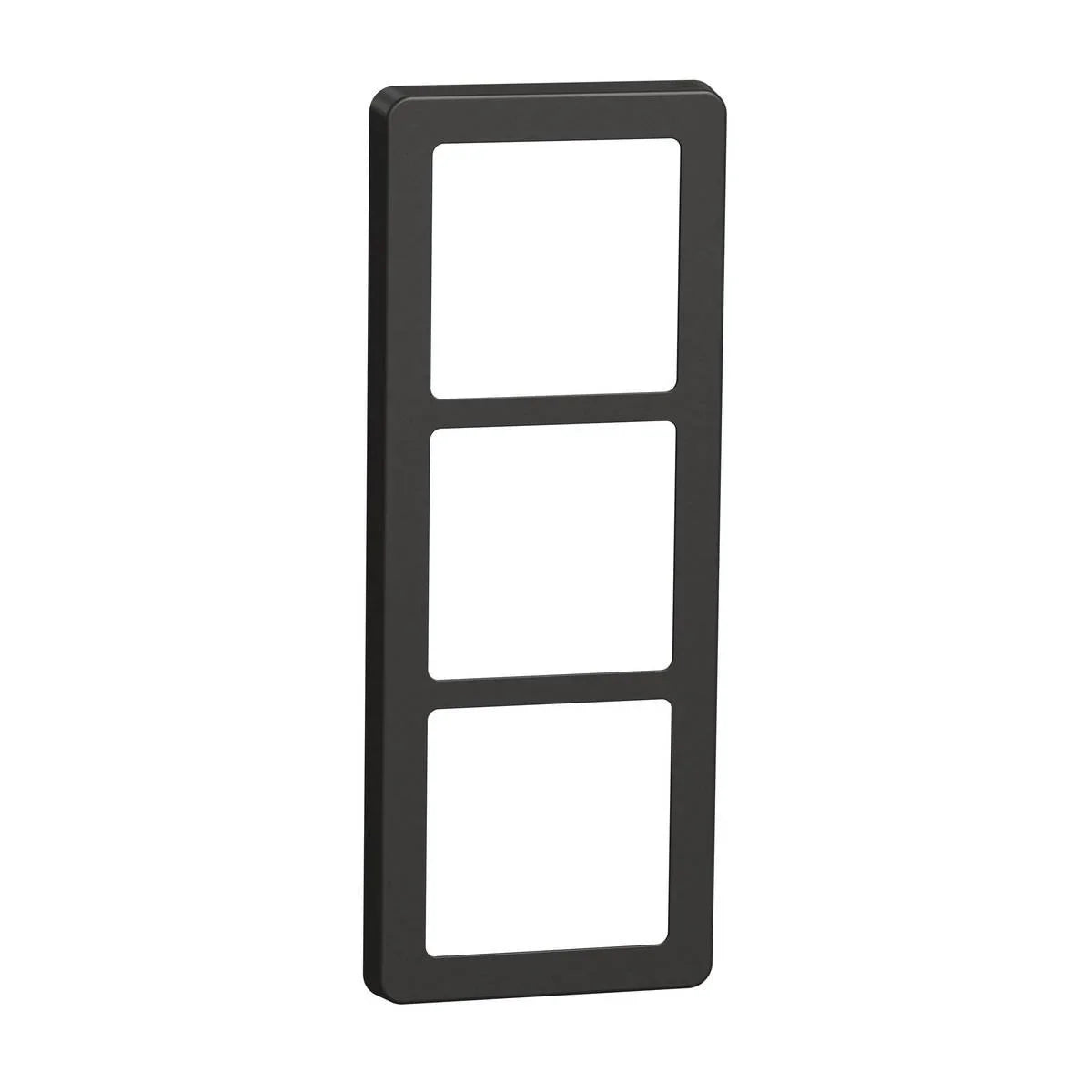 FUGA Base 63 Designramme 3x1 modul – Koksgrå - Sikshop