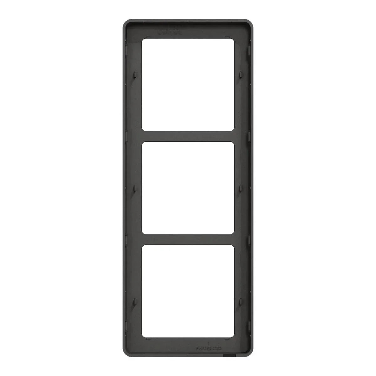 FUGA Base 63 Designramme 3x1 modul – Koksgrå - Sikshop