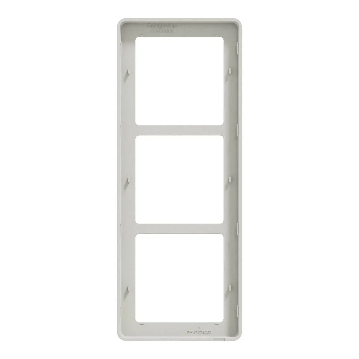 LK FUGA Base 63 Designramme 3x1 Modul – Lysegrå - Sikshop