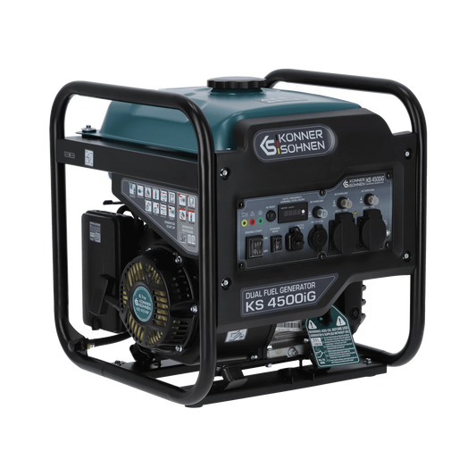 Könner & Söhnen KS 4500iG – Dobbeltbrændstof Inverter Generator med Ren Sinusbølge