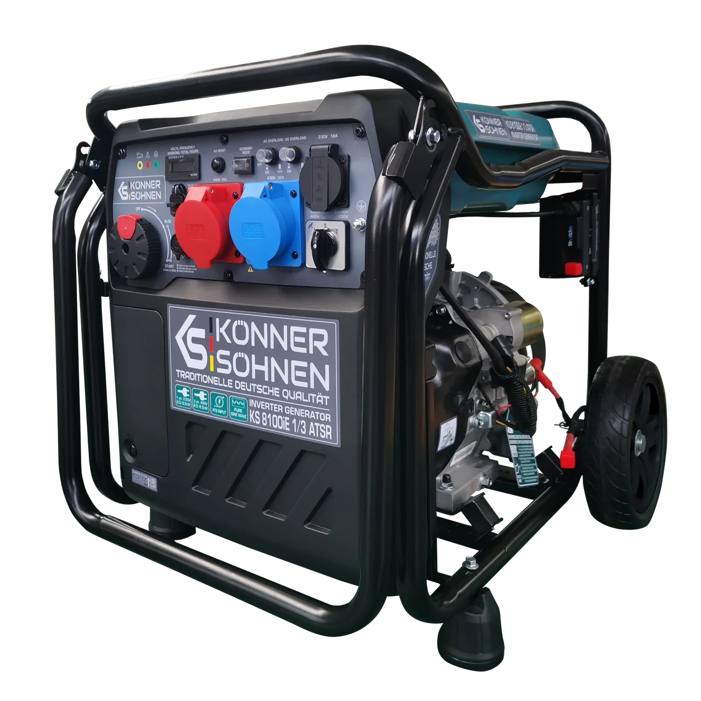 Könner & Söhnen KS 8100iE 1/3 ATSR – 8,5 kW Inverter Generator (230V / 400V) - Sikshop