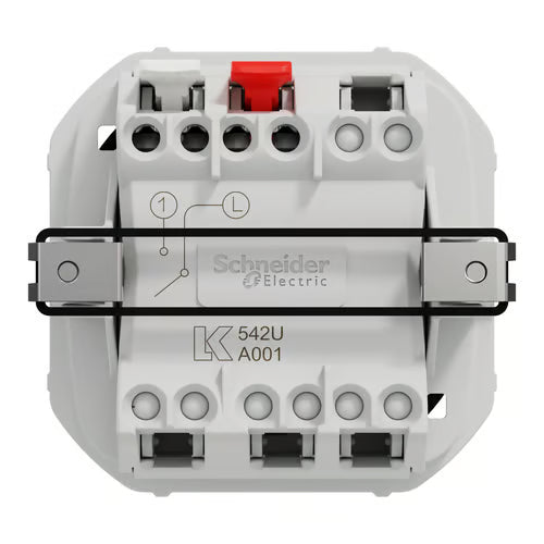 LK One 1-polet Afbryder 10A – Sort - Sikshop