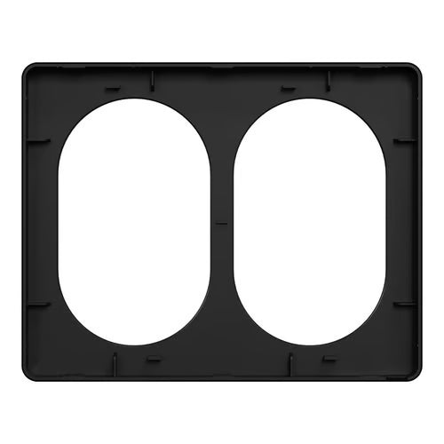 LK One Designramme – 2×1,5 Modul Sort - Sikshop