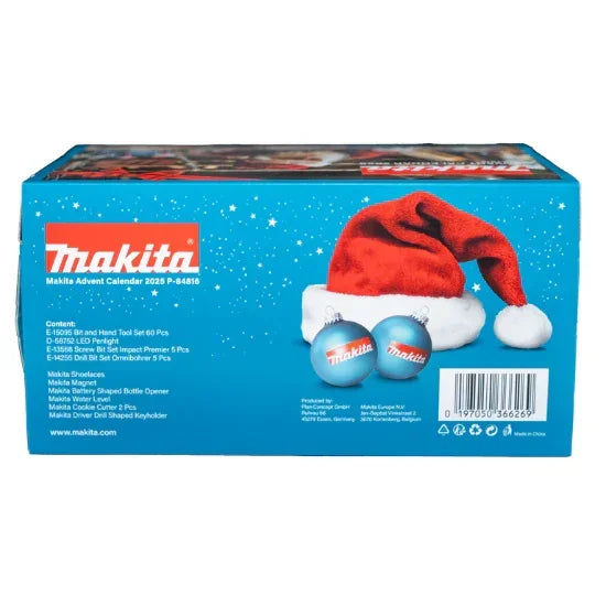 Makita Jule- og Adventskalender 2025 (24 dele) - Sikshop