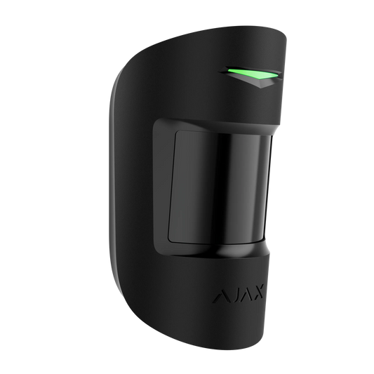 Ajax MotionProtect Plus Jeweller – Trådløs bevægelsessensor (sort) - Sikshop