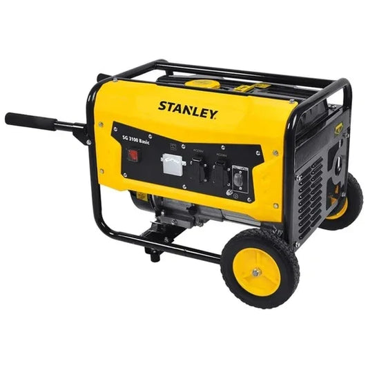 Stanley SG 3100 Basic Benzin Generator 2.6 kW med AVR - Sikshop