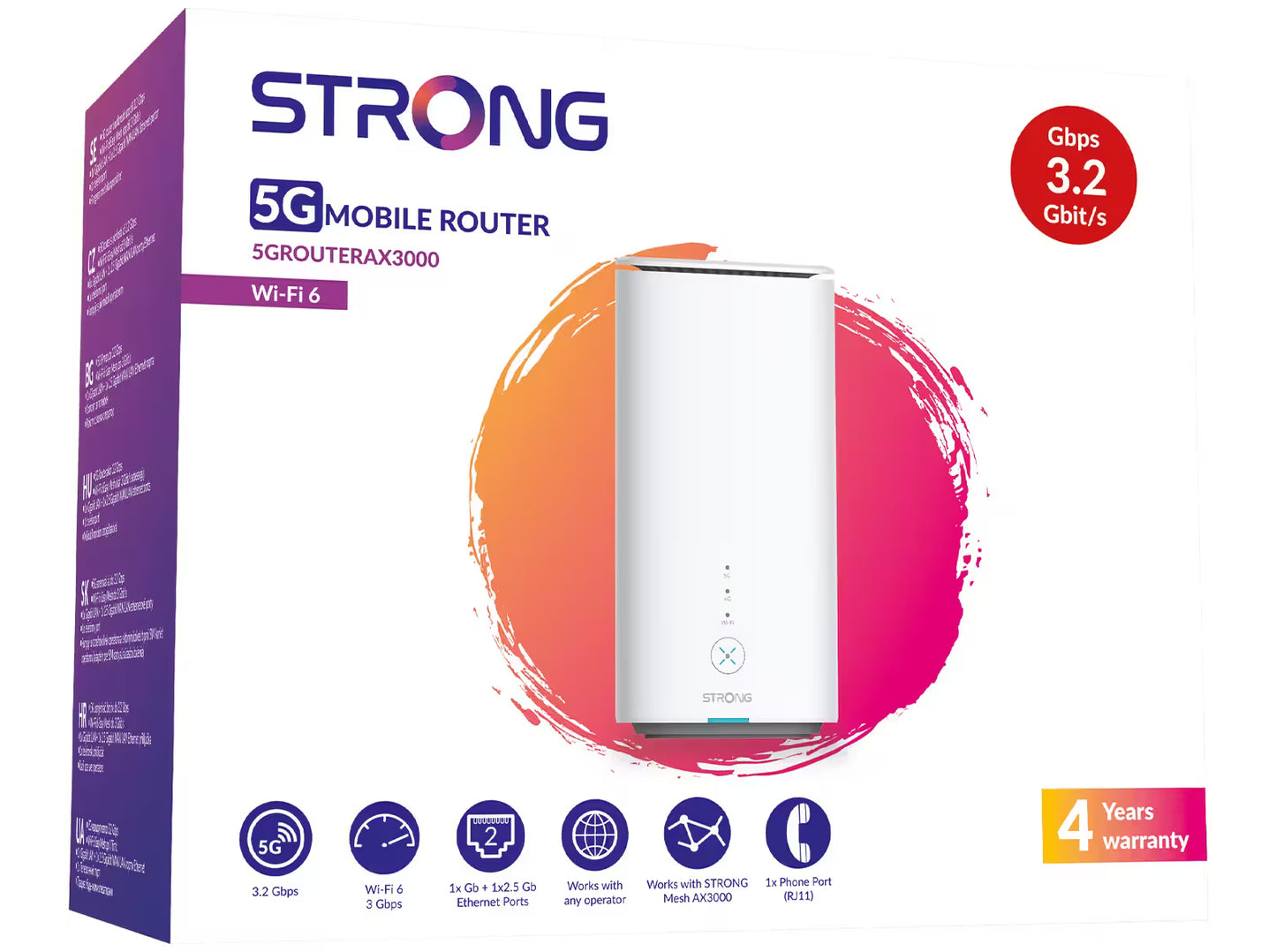 Strong 5G Router AX3000 – Lynhurtig 5G-router med Wi-Fi 6 - Sikshop