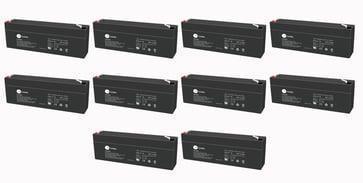 AGM 12V 2,3 Ah blybatterier Leader - Sikshop