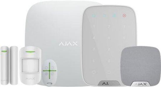 AJAX Alarm Startpakke 3 - Komplet Sikkerhed med Betjeningspanel og Sirene - Sikshop