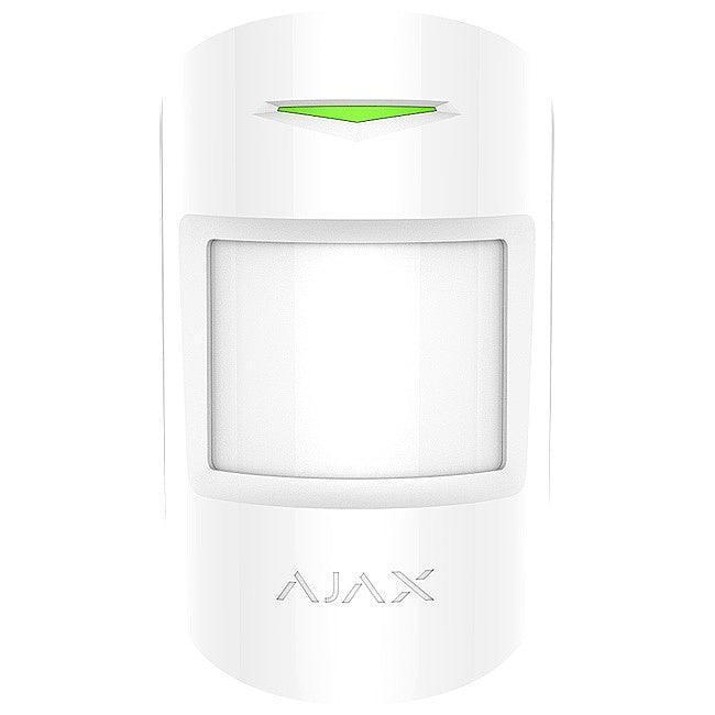 Ajax CombiProtect – Trådløs bevægelses- og glasbrudsdetektor (hvid) - Sikshop