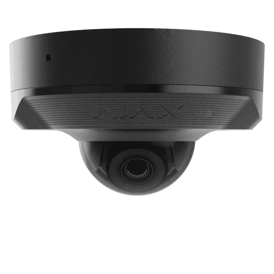 Ajax DomeCam Mini 8 MP 4 mm Sort – Effektiv Overvågning med AI - Sikshop