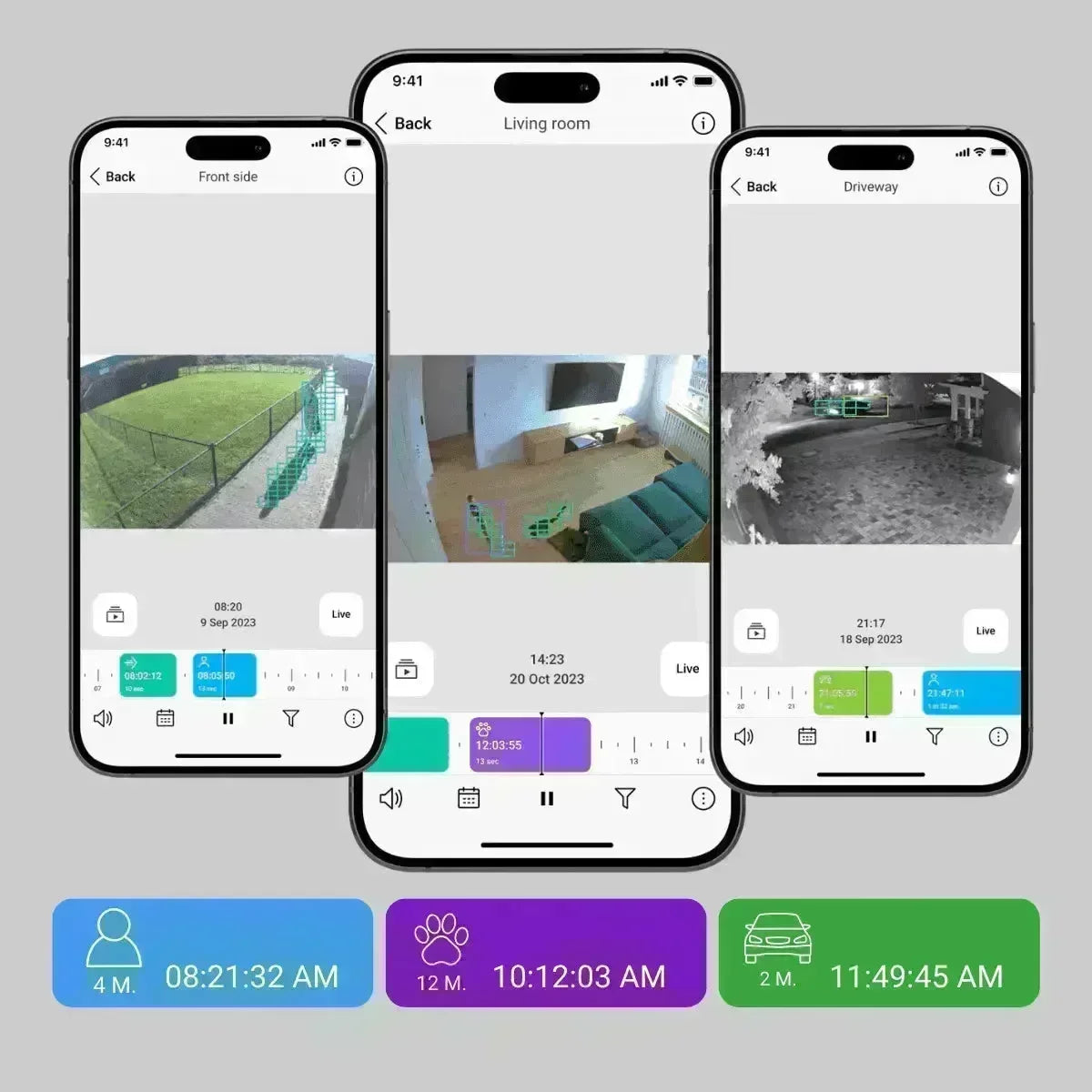 Ajax DomeCam Mini 8 MP 4 mm Sort – Effektiv Overvågning med AI - Sikshop
