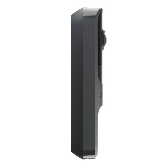 Ajax Doorbell Graphite – Diskret Trådløs Videodørklokke med Avanceret Teknologi - Sikshop