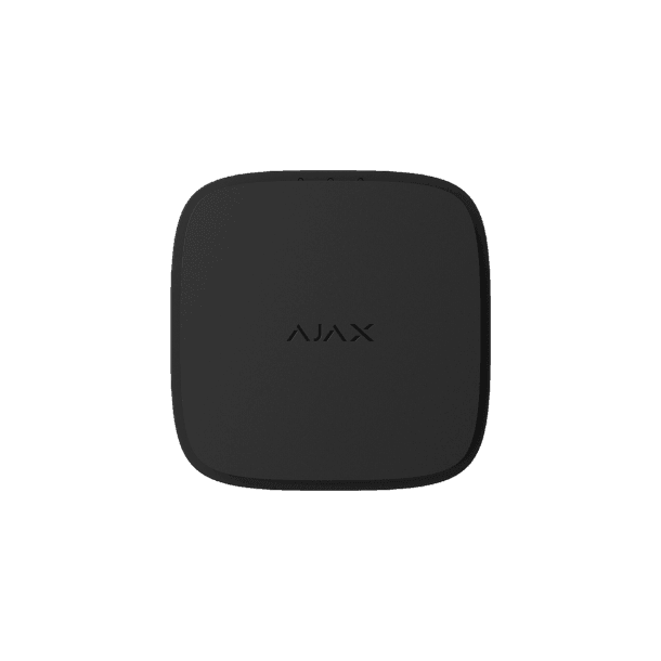 Ajax FireProtect 2 (AC) Sort – Elegant Røgalarm med Konstant Strømforsyning - Sikshop
