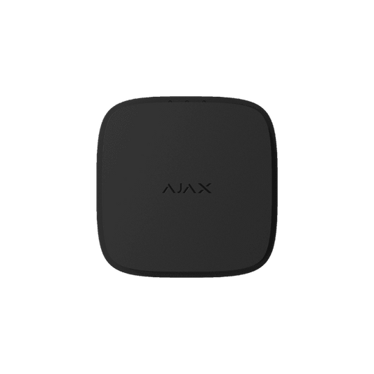 Ajax FireProtect 2 (AC) Sort – Elegant Røgalarm med Konstant Strømforsyning - Sikshop